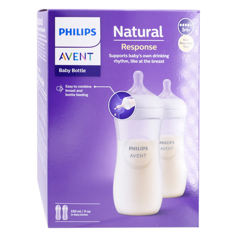 Avent Natural Response Tétine - Débit 3m+ - Pack de 2 - PharmaJ