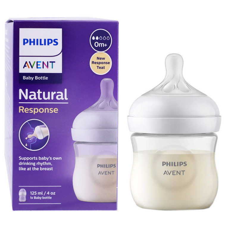Biberon naturel Philips Avent, 125 ml 0+