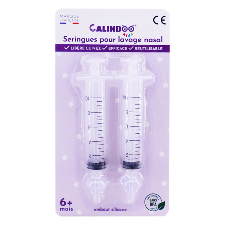 Calindoo Seringues pour Lavage Nasal 2 Seringues - PharmaJ