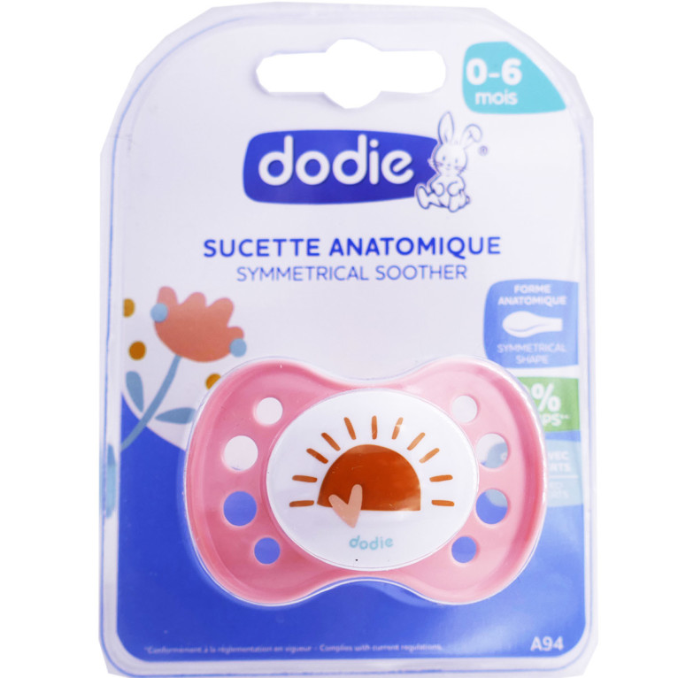 Dodie sucette anatomique silicone 0-6 mois - Succion des nourrissons