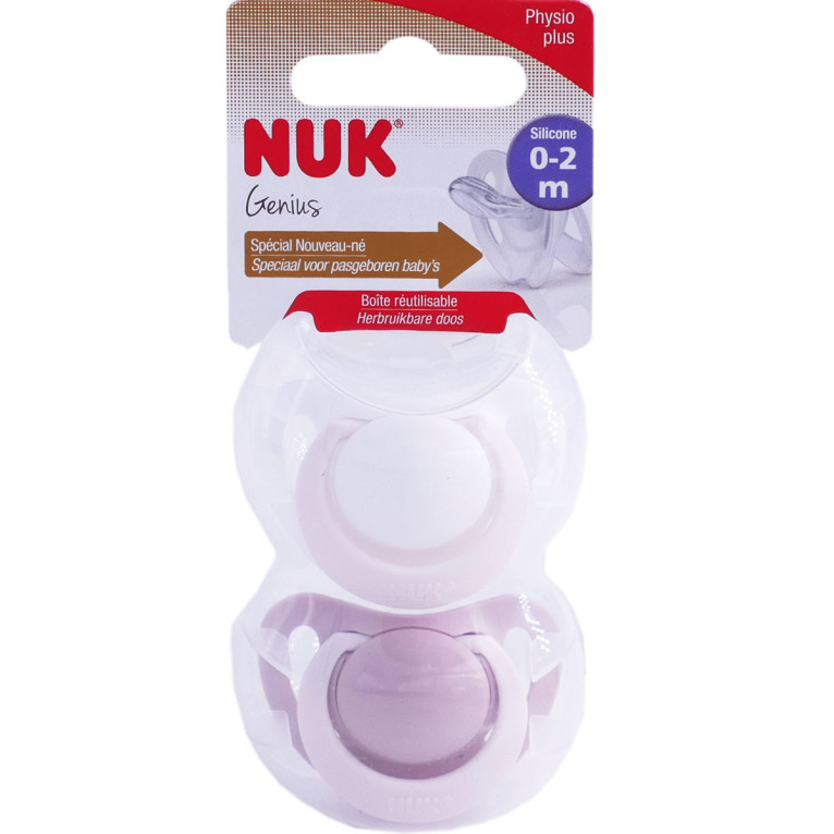 Sucette en silicone NUK Starlight 0-2 mois
