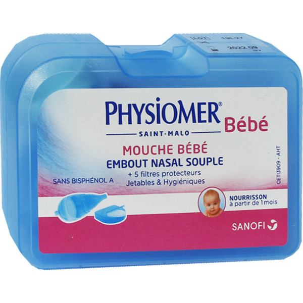 Physiomer Mouche Bebe Embout Nasal Souple Filtres Bebe Pharmashopdiscount Com