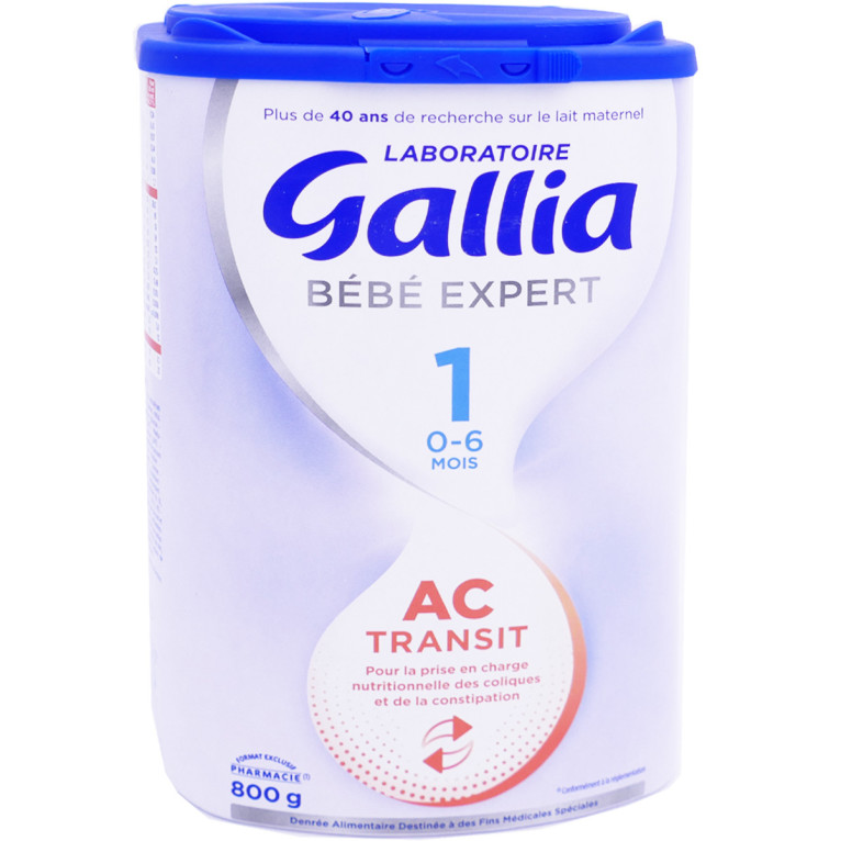 Gallia : tous les laits infantiles pour l'alimentation de bébé
