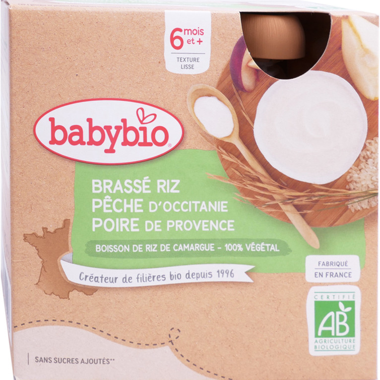 Babybio : un nouveau riz au lait coco - clémentines de Corse