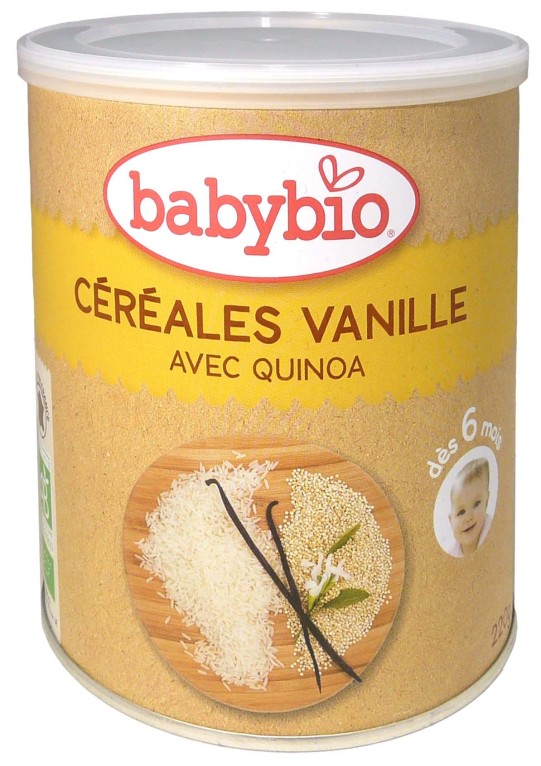 Céréales infantiles - Babybio saveur cacao avec quinoa dès 8 mois