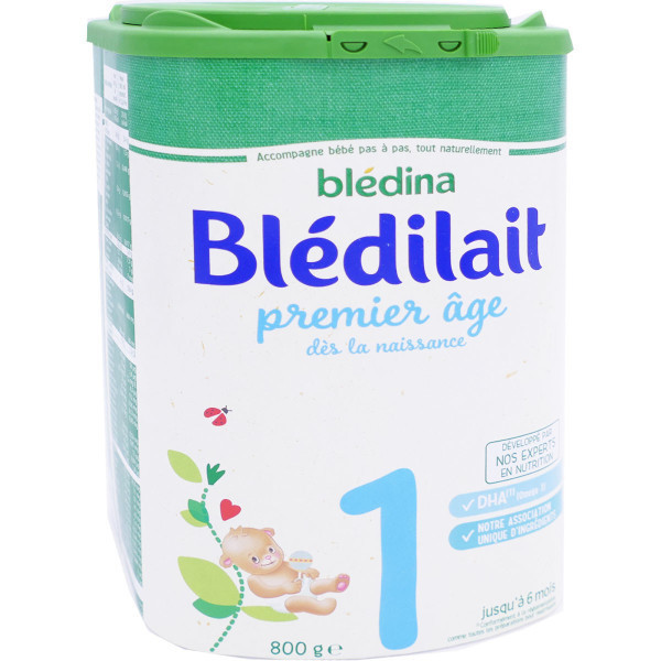 BLEDILAIT - Lait en Poudre 1er Âge - De 0 à 6 mois, 800g - La Réponse  Médicale