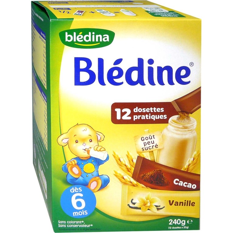 BLEDINA Blédine Céréales bébé dés 12 mois Croissance Vanille