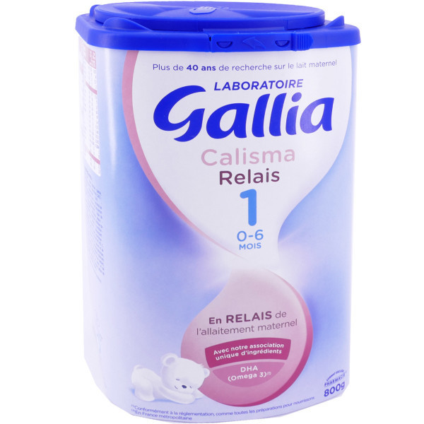 Lait Calisma Relais 1 (0-6 mois) LABORATOIRE GALLIA : Comparateur