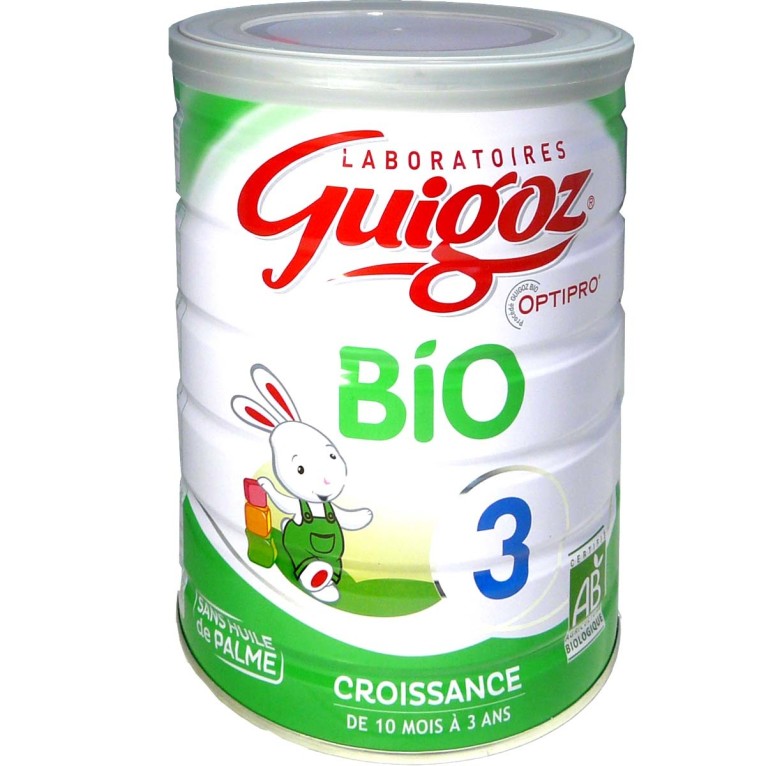 Guigoz Bio 3 Lait Infantile Croissance 800g - Préparation en