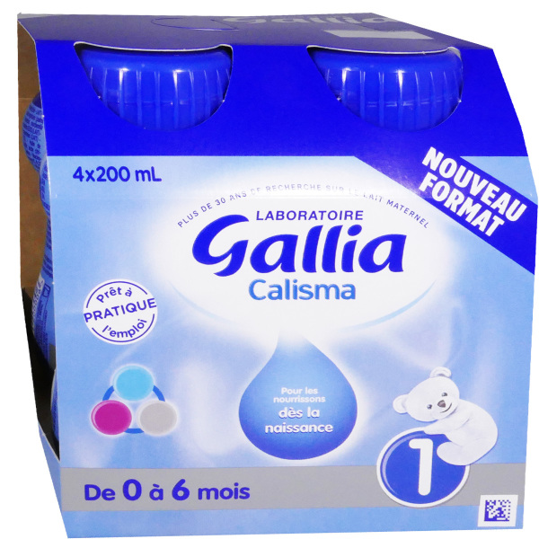 Gallia 1 Calisma 0 6 Mois 4 X 0 Ml Bebe Pharmashopdiscount Com