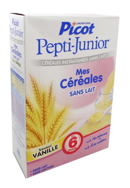 Nsfp Picot Pepti Junior Cereales Saveur Vanille 300g Bebe Pharmashopdiscount Com