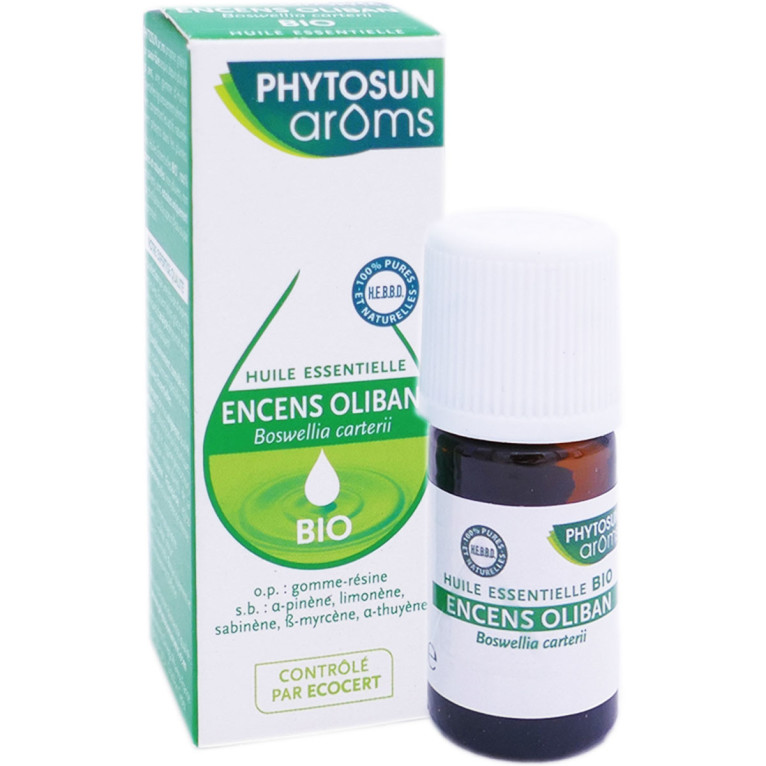 Huile essentielle biologique - Encens oliban - 100% naturelle | Galeo