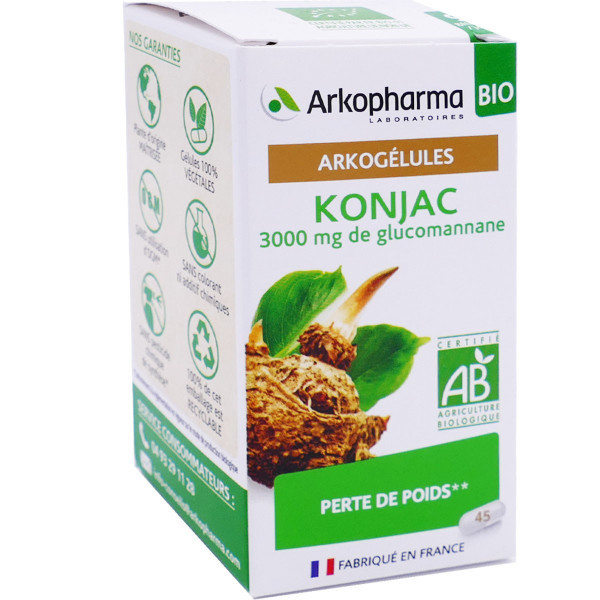 ARKOPHARMA KONJAC PERTE DE POIDS 45 ARKOGELULES  Bio & plantes