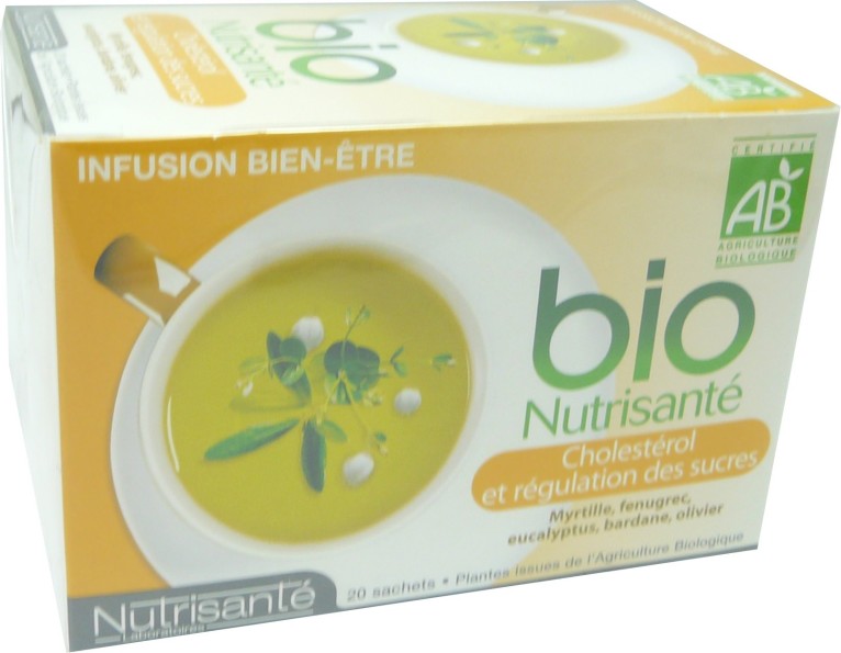 Nutrisanté Infusion Bio Foie Et Intestin 20 Sachets