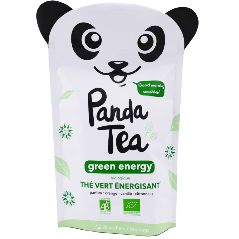 Iced tea détox menthe citron Panda Tea - thé glacé bio