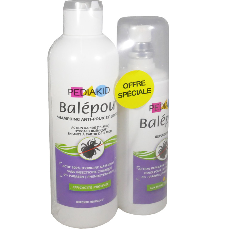 Traitement Complet Balépou® Anti-poux et Lentes - Pediakid