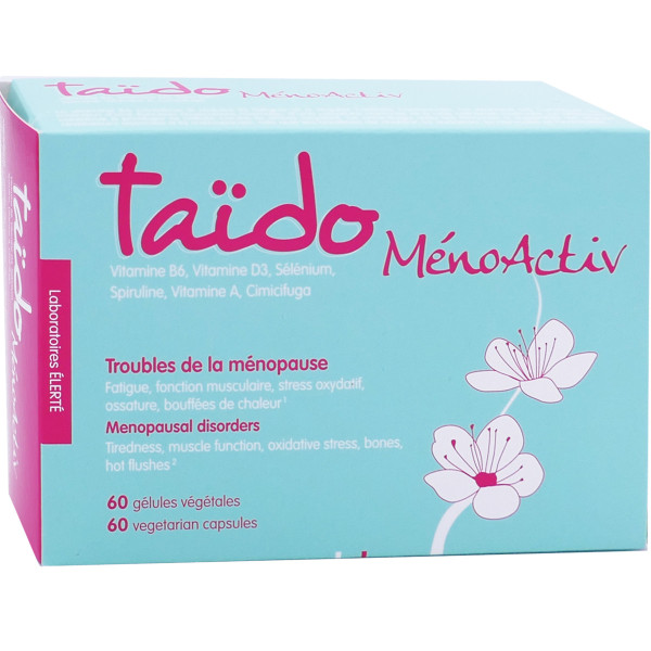 TAIDO MENOACTIV TROUBLE MÉNOPAUSE 60 GÉLULES  Bio & plantes