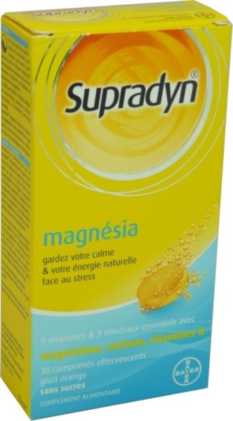 SUPRADYN MAGNESIA 30 COMPRIMES EFFERVESCENTS - Compléments alimentaires ...