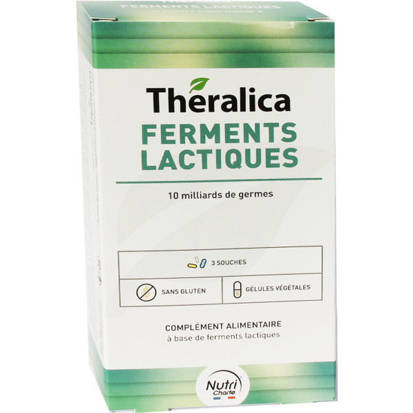 Theralica Ferments lactiques 10 miliards de germes - 30 gélules