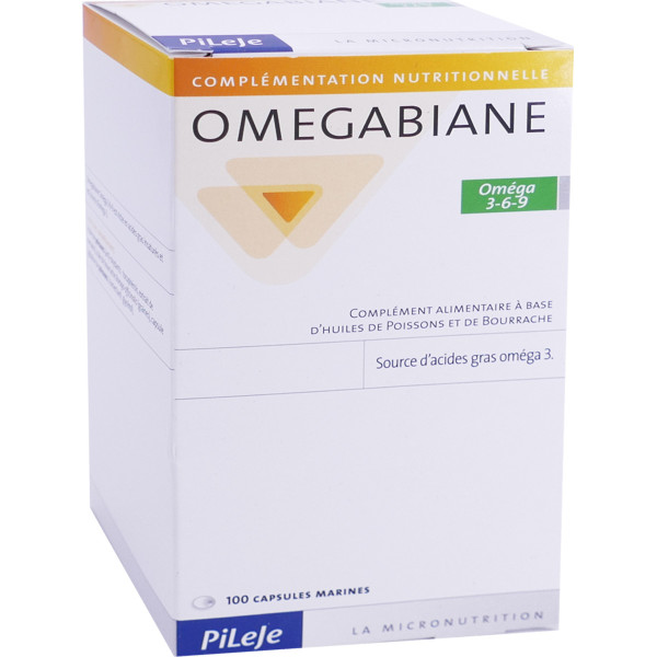 Omegabiane Acides Gras Omega 3 100 Capsules Marin Complements Alimentaires Pharmashopdiscount Com