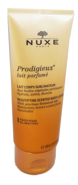 nuxe prodigieux lait parfume 200 ml