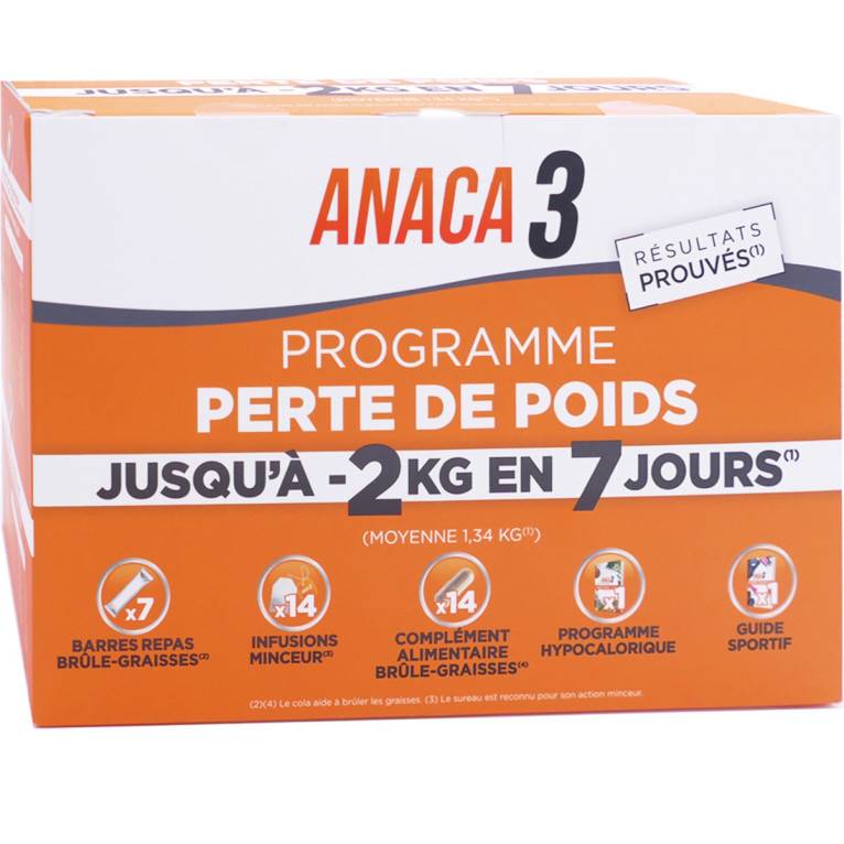 ANACA 3 PROGRAMME PERTE DE POIDS