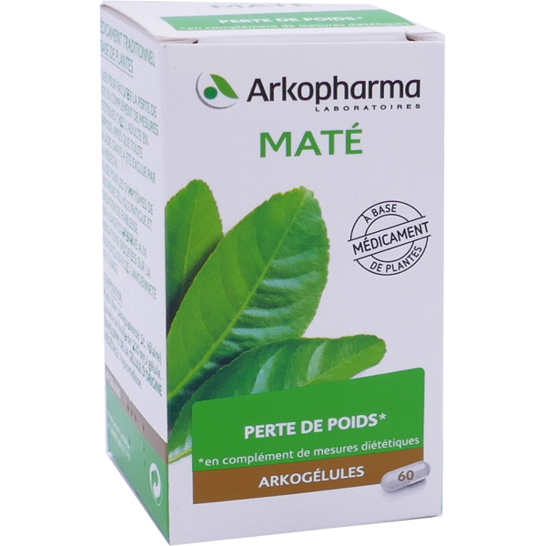 ARKOPHARMA MATE PERTE DE POIDS 60 ARKOGELULES