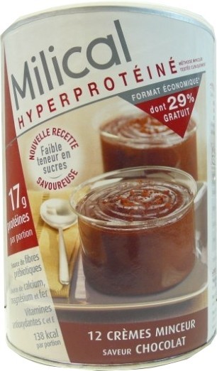 Crème hyperprotéinée chocolat et caramel - Ligne & Protéines