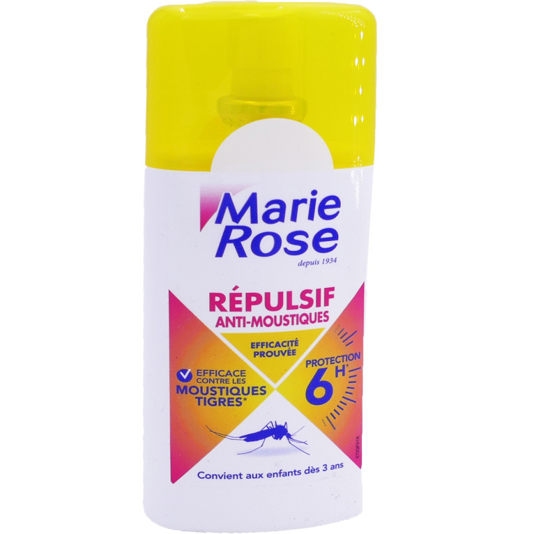 Marie Rose Répulsif Anti-Moustiques Zones Tropicales Icaridine Flacon 100ml