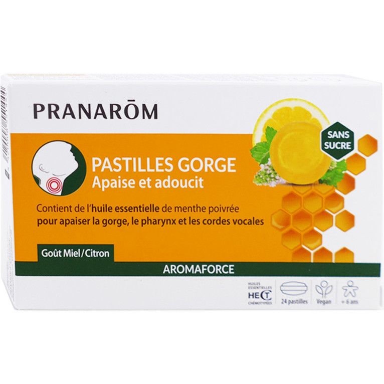 Pastilles gorge citron-miel - Le Comptoir Aroma