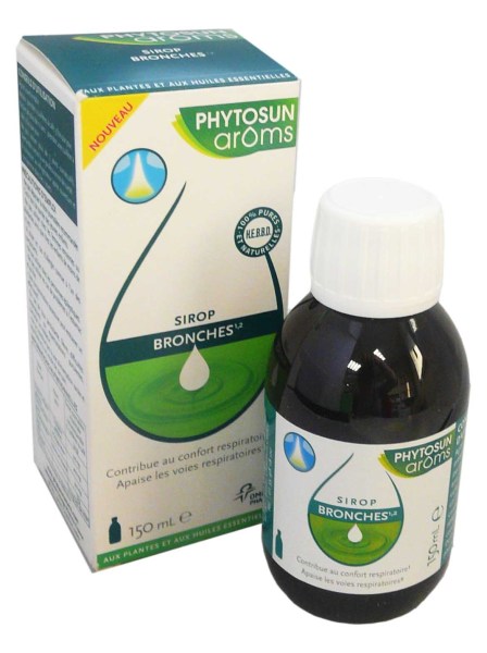 PHYTOSUN AROMS SIROP BRONCHES 150ML  Parapharmacie