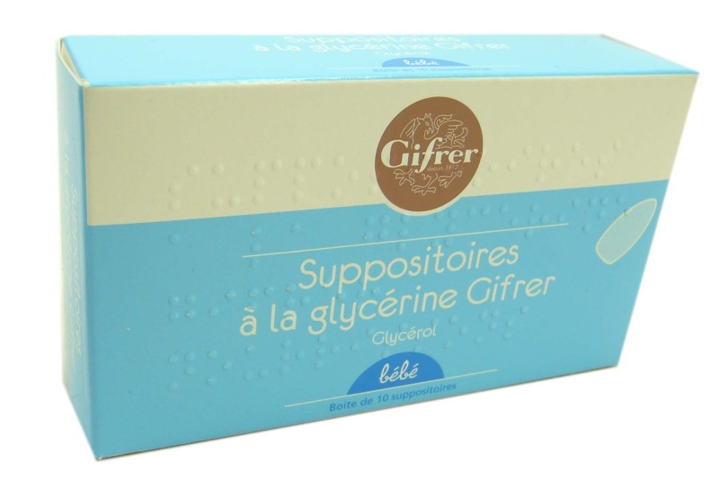 Gifrer Suppositoires A La Glycerine Bebe Bt10