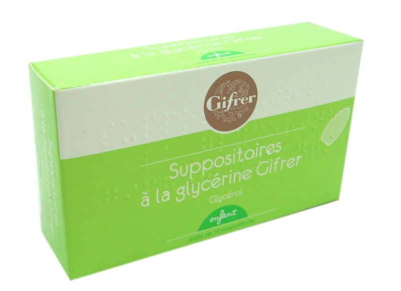 Suppositoire glycerine