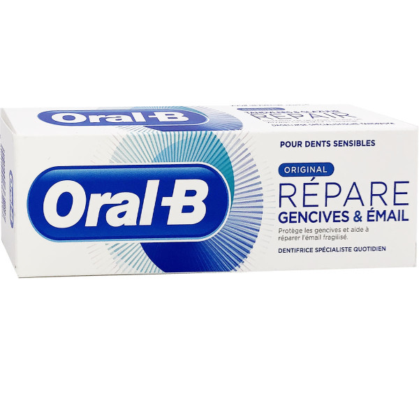 ORAL-B DENTIFRICE REPARE ORIGINAL 75 ML - Parapharmacie ...