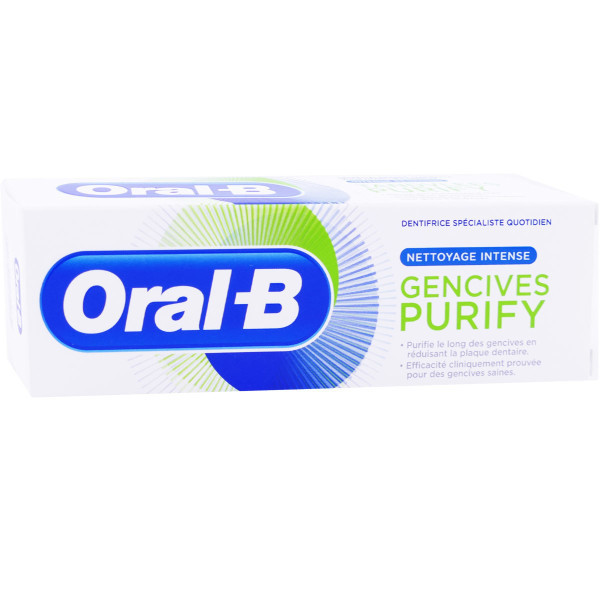 ORAL B DENTIFRICE GENCIVES PURIFY 75 ML - Parapharmacie ...