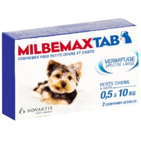 Novartis Milbemaxtab Petits Chiens 2 Comprimes